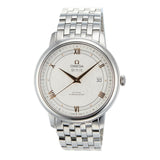Omega De Ville Prestige Co Axial Silver Dial Silver Steel Strap Watch for Men - 424.10.40.20.02.004 Authentic Buy Shop Now