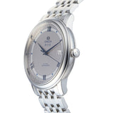 Omega De Ville Prestige Co-Axial Rhodium Silver Dial Silver Steel Strap Watch for Men - 424.10.40.20.02.001 Authentic Buy Shop Now