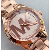 Michael Kors Slim Runway Rose Gold Dial Rose Gold Steel Strap Watch for Women - MK3549 Authentic Buy Shop Now