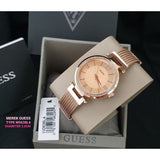 Guess Soho Rose Gold Dial Stainless Steel Watch For Women - W0638L4 Authentic Buy Shop Now