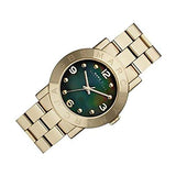 Marc Jacobs Amy Green Dial Gold Steel Strap Watch for Women - MBM8609 Authentic Buy Shop Now