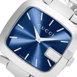 Gucci G Gucci Blue Dial Silver Steel Strap Watch For Women - YA125405 Authentic Buy Shop Now