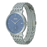 Hugo Boss Corporal Blue Dial Silver Steel Strap Watch for Men - 1513642 Authentic Buy Shop Now