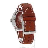 Movado Heritage Calendoplan Black Dial Brown Leather Strap Watch for Men - 3650001 Authentic Buy Shop Now