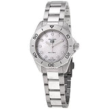 Tag Heuer Aquaracer Professional 200 Quartz Diamond Mother of Pearl Dial Silver Steel Strap Watch for Women - WBP1416.BA0622 Authentic Buy Shop Now
