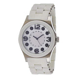 Marc Jacobs Rock White Dial White Silicone Strap Watch for Women - MBM2532 Authentic Buy Shop Now