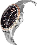 Tommy Hilfiger Gavin Chronograph Quartz Grey Dial Silver Mesh Bracelet Watch for Men - 1791466 Authentic Buy Shop Now