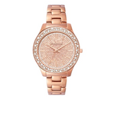 Michael Kors Liliane Three Hand Rose Gold Dial Rose Gold Steel Strap Watch For Women - MK4651 Authentic Buy Shop Now