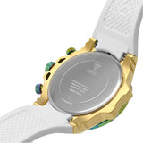 Guess Fusion Chronograph White Dial White Leather Strap Watch For Women - GW0553L2 Authentic Buy Shop Now