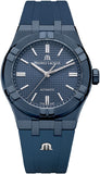 Maurice Lacroix Automatic PVD Limited Edition Blue Dial Blue Silicon Strap Watch For Men - AI6007-PVC00-430-4 Authentic Buy Shop Now