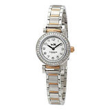 Coach Madison Crystals Silver Dial Two Tone Steel Strap Watch for Women - 14502404 Authentic Buy Shop Now