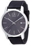 Calvin Klein City Quartz Black Dial Black Leather Strap Watch for Men - K2G2G1C3 Authentic Buy Shop Now
