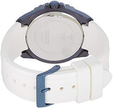 Guess Starlight Diamonds Silver Dial White Rubber Strap Watch for Women - W0846L7 Authentic Buy Shop Now