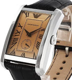 Emporio Armani Classic Brown Dial Brown Leather Strap Watch For Men - AR1605 Authentic Buy Shop Now