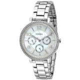 Fossil Jacqueline Multi-Function Mother of Pearl Dial Silver Steel Strap Watch for Women - ES3755 Authentic Buy Shop Now