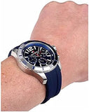 Tommy Hilfiger Nolan Chronograph Blue Dial Blue Rubber Strap Watch for Men - 1791142 Authentic Buy Shop Now