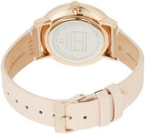 Tommy Hilfiger Jenna Analog Pink Dial Pink Leather Strap Watch for Women - 1782071 Authentic Buy Shop Now
