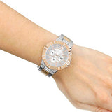 Guess Vista Analog Diamonds Silver Dial Two Tone Steel Strap Watch for Women - W0024L1 Authentic Buy Shop Now