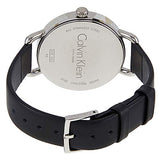 Calvin Klein Even Black Dial Black Leather Strap Watch for Women - K7B231C1 Authentic Buy Shop Now