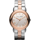 Marc Jacobs Marc Silver Dial Two Tone Steel Strap Watch for Women- MBM3170 Authentic Buy Shop Now