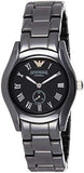 Emporio Armani Ceramica Quartz Black Dial Black Steel Strap Watch For Women - AR1402 Authentic Buy Shop Now