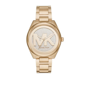 Michael Kors Janelle Gold Dial Gold Steel Strap Watch For Women - MK7086 Authentic Buy Shop Now