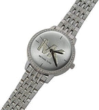 Michael Kors Melissa Quartz Silver Dial Silver Steel Strap Watch for Women - MK4370 Authentic Buy Shop Now