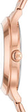 Michael Kors Slim Runway Rose Gold Dial Rose Gold Steel Strap Watch for Women - MK4658 Authentic Buy Shop Now