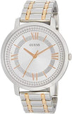 Guess Montauk Silver Dial Two Tone Steel Strap Watch For Women - W0933L6 Authentic Buy Shop Now