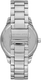 Michael Kors Layton Chronograph Mother of Pearl Blue Dial Silver Steel Strap Watch For Women - MK6847 Authentic Buy Shop Now