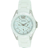 Fossil Ceramic White Dial White Ceramic Strap Watch for Women - CE1002 Authentic Buy Shop Now