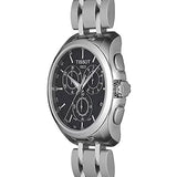 Tissot Couturier Chronograph Black Dial Silver Steel Strap Watch For Men - T035.617.11.051.00 Authentic Buy Shop Now