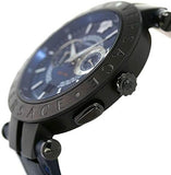 Versace V Race Chronograph Quartz Blue Dial Blue Leather Strap Watch For Men - VEBV00419 Authentic Buy Shop Now