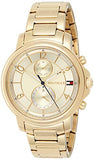 Tommy Hilfiger Claudia Gold Dial Gold Steel Strap Watch for Women - 1781821 Authentic Buy Shop Now