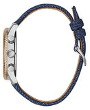 Guess Marina Chronograph Blue Dial Blue Denim Strap Watch For Women - W1057L1 Authentic Buy Shop Now