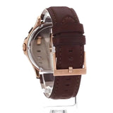 Armani Exchange Hampton Chronograph Blue Dial Brown Leather Strap Watch For Men - AX2172 Authentic Buy Shop Now