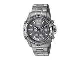 Fossil Garrett Chronograph Grey Dial Grey Steel Strap Watch for Men - FS5621 Authentic Buy Shop Now