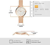 Fossil Jacqueline Mother of Pearl White Dial Gold Mesh Strap Watch for Women - ES4352 Authentic Buy Shop Now