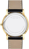 Movado Museum Classic Quartz Black Dial Black Leather Strap Watch for Men - 0607195 Authentic Buy Shop Now