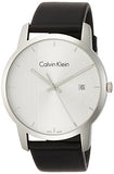 Calvin Klein City Silver Dial Black Steel Strap Watch for Men - K2G2G1CX Authentic Buy Shop Now