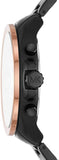 Michael Kors Wren Chronograph Black Dial Black Steel Strap Watch For Men - MK8933 Authentic Buy Shop Now