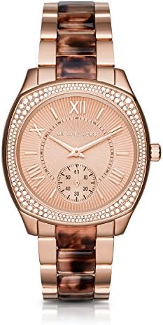 Michael Kors Bryn Rose Gold Dial Two Tone Steel Strap Watch For Women - MK6276 Authentic Buy Shop Now