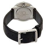 Calvin Klein Accent Black Dial Black Leather Strap Watch for Women - K2Y231C3 Authentic Buy Shop Now