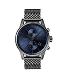 Hugo Boss Jet Blue Dial Gunmetal Mesh Bracelet Watch for Men - 1513677 Authentic Buy Shop Now