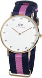 Daniel Wellington Classy Winchester White Dial Two Tone NATO Strap Watch For Women - DW00100077 Authentic Buy Shop Now