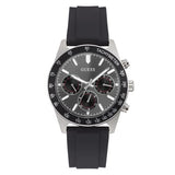 Guess Altitude Chronograph Black Dial Black Rubber Strap Watch for Men - GW0332G1 Authentic Buy Shop Now