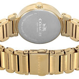 Coach Sport Diamonds Gold Dial Gold Steel Strap Watch for Women - 14502195 Authentic Buy Shop Now
