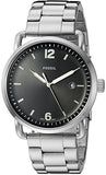 Fossil The Commuter Black Dial Silver Steel Strap Watch for Men - FS5391 Authentic Buy Shop Now