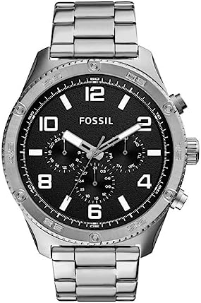 Fossil Brox Multifunction Black Dial Silver Steel Strap Watch for Women - BQ2797 Authentic Buy Shop Now