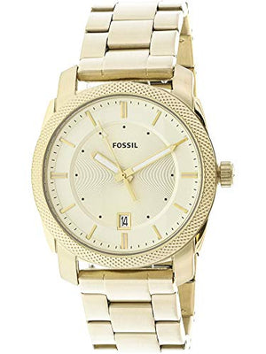 Fossil Machine Gold Dial Gold Steel Strap Watch for Men - FS5264 Authentic Buy Shop Now
